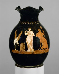 Terracotta oinochoe, ca. 350 f.Kr. (terracotta)